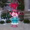 4ft. Airblown® Inflatable Poppy in Holiday Outfit with Banner